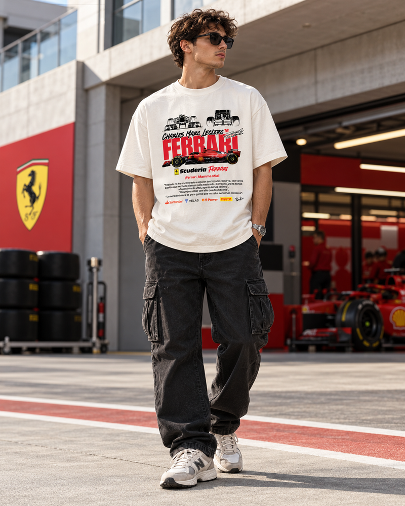 Ferrari F1 Charles Leclerc Edition | Scuderia Ferrari Racing T-Shirt