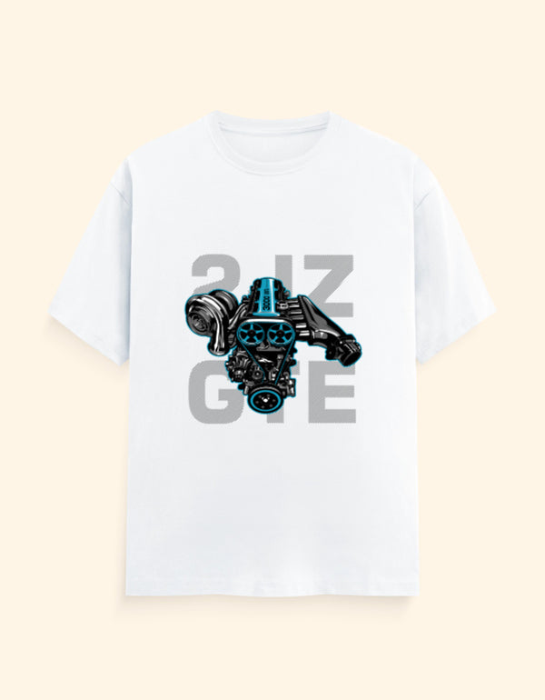 2JZ GTE Engine Print Oversized T-Shirt | JDM Tee