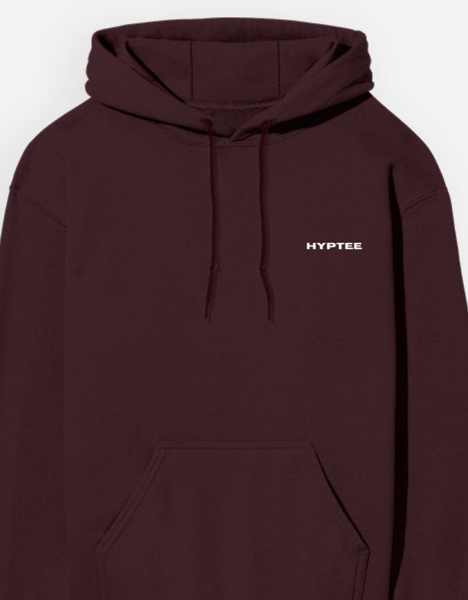 Hyptee Classic Signature Hoodie | Minimal Streetwear Comfort in 100% Cotton Heavyweight Fleece - hyptee