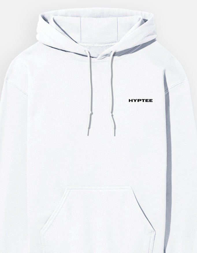 Hyptee Classic Signature Hoodie | Minimal Streetwear Comfort in 100% Cotton Heavyweight Fleece - hyptee