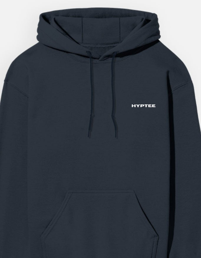 Hyptee Classic Signature Hoodie | Minimal Streetwear Comfort in 100% Cotton Heavyweight Fleece - hyptee