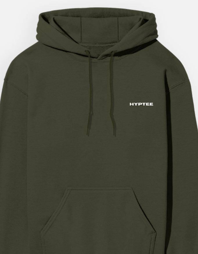 Hyptee Classic Signature Hoodie | Minimal Streetwear Comfort in 100% Cotton Heavyweight Fleece - hyptee