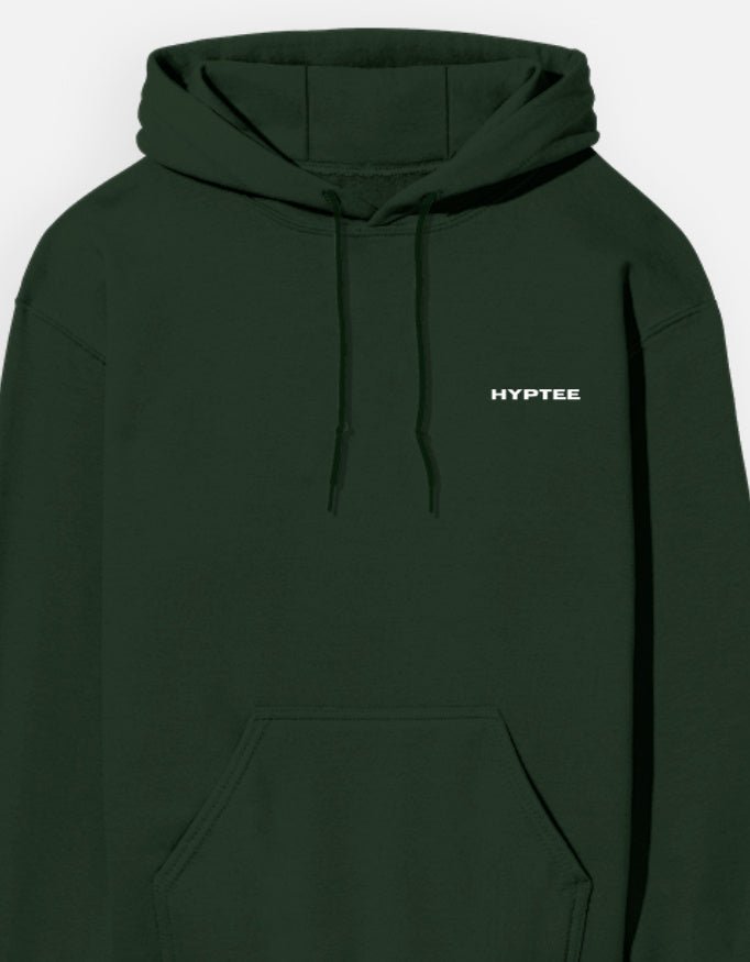 Hyptee Classic Signature Hoodie | Minimal Streetwear Comfort in 100% Cotton Heavyweight Fleece - hyptee