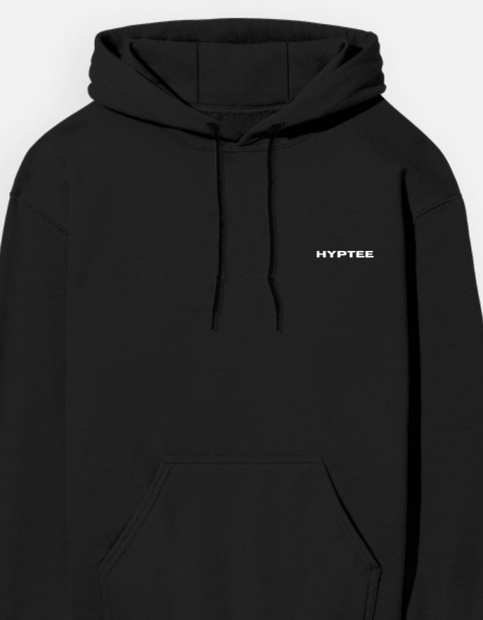 Hyptee Classic Signature Hoodie | Minimal Streetwear Comfort in 100% Cotton Heavyweight Fleece - hyptee