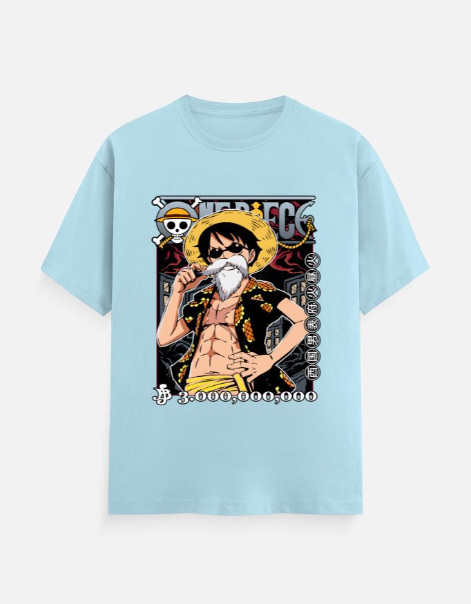 Luffy Bounty Poster T-Shirt | One Piece Anime Graphic Tee - hyptee