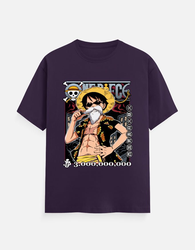 Luffy Bounty Poster T-Shirt | One Piece Anime Graphic Tee - hyptee