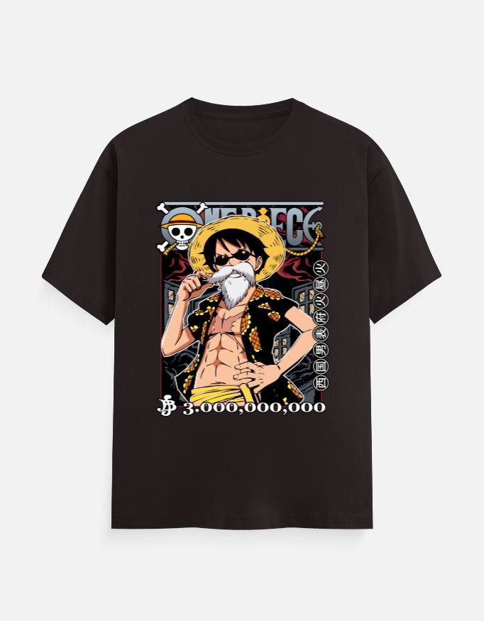 Luffy Bounty Poster T-Shirt | One Piece Anime Graphic Tee - hyptee