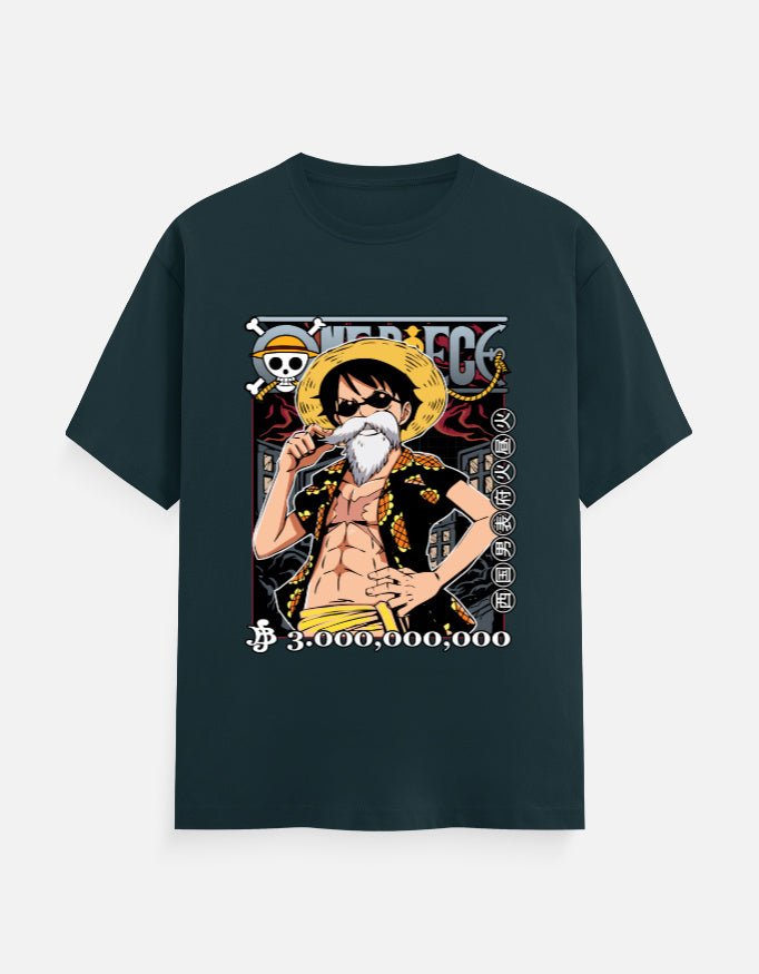 Luffy Bounty Poster T-Shirt | One Piece Anime Graphic Tee - hyptee