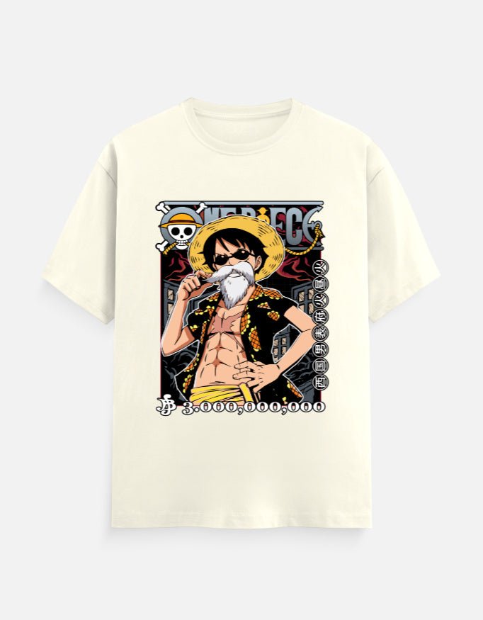 Luffy Bounty Poster T-Shirt | One Piece Anime Graphic Tee - hyptee