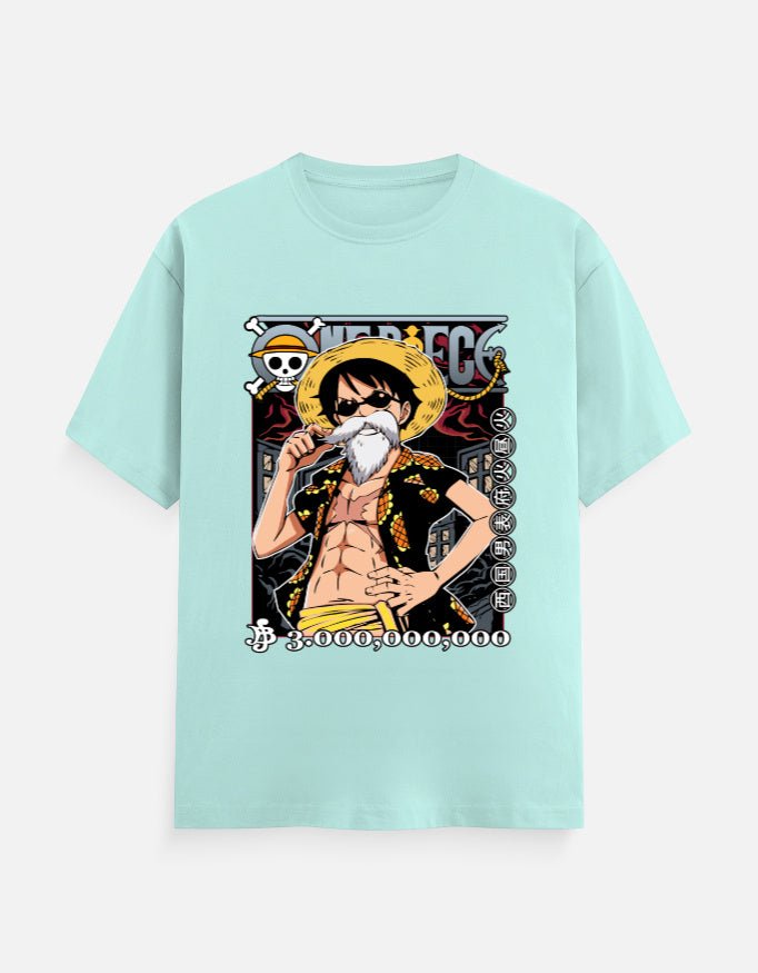Luffy Bounty Poster T-Shirt | One Piece Anime Graphic Tee - hyptee