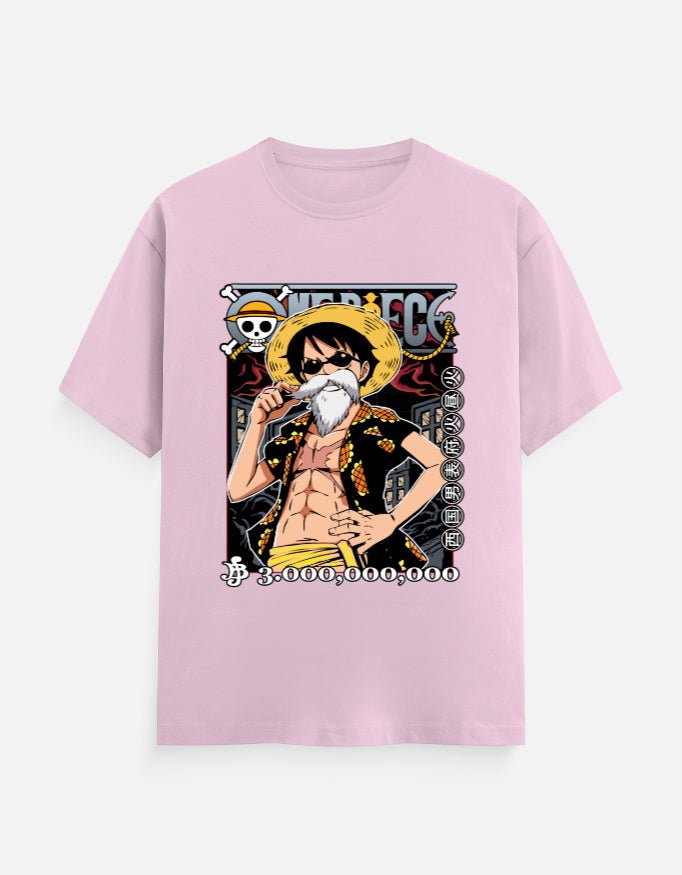 Luffy Bounty Poster T-Shirt | One Piece Anime Graphic Tee - hyptee